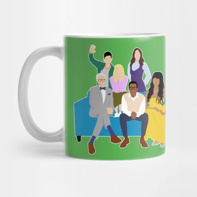 The Good Place Gang by doctorheadly